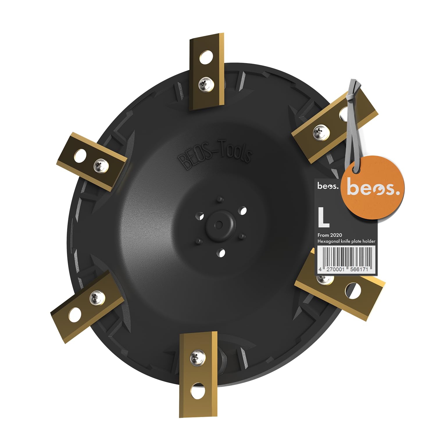 Beos Beos® Robot Lawnmower Tuning Blade Disc For 6X Blades - Glass Fibre Reinforced Blade Disc - Robot Lawnmower Turntable With 6 Blades For Worx Landroid L800 & L1000 (From 2020)