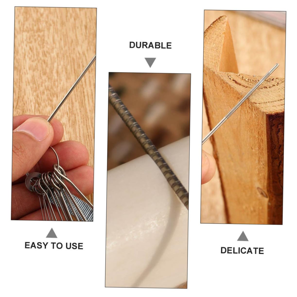 TOYANDONA 30pezzi Dado Di Chitarra Strumenti Per Luthier Per Manutenzione Di Chitarre Elettriche Acustiche e Ukulele Con Vetrata Grit