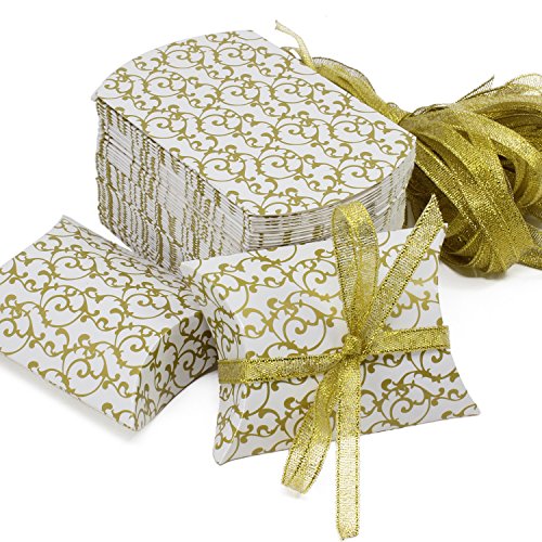 PsmGoods® Kussen-doos-schattig papieren kussen-snoepdoos-geschenkdoos voor bruilofts- verjaardagsfeest