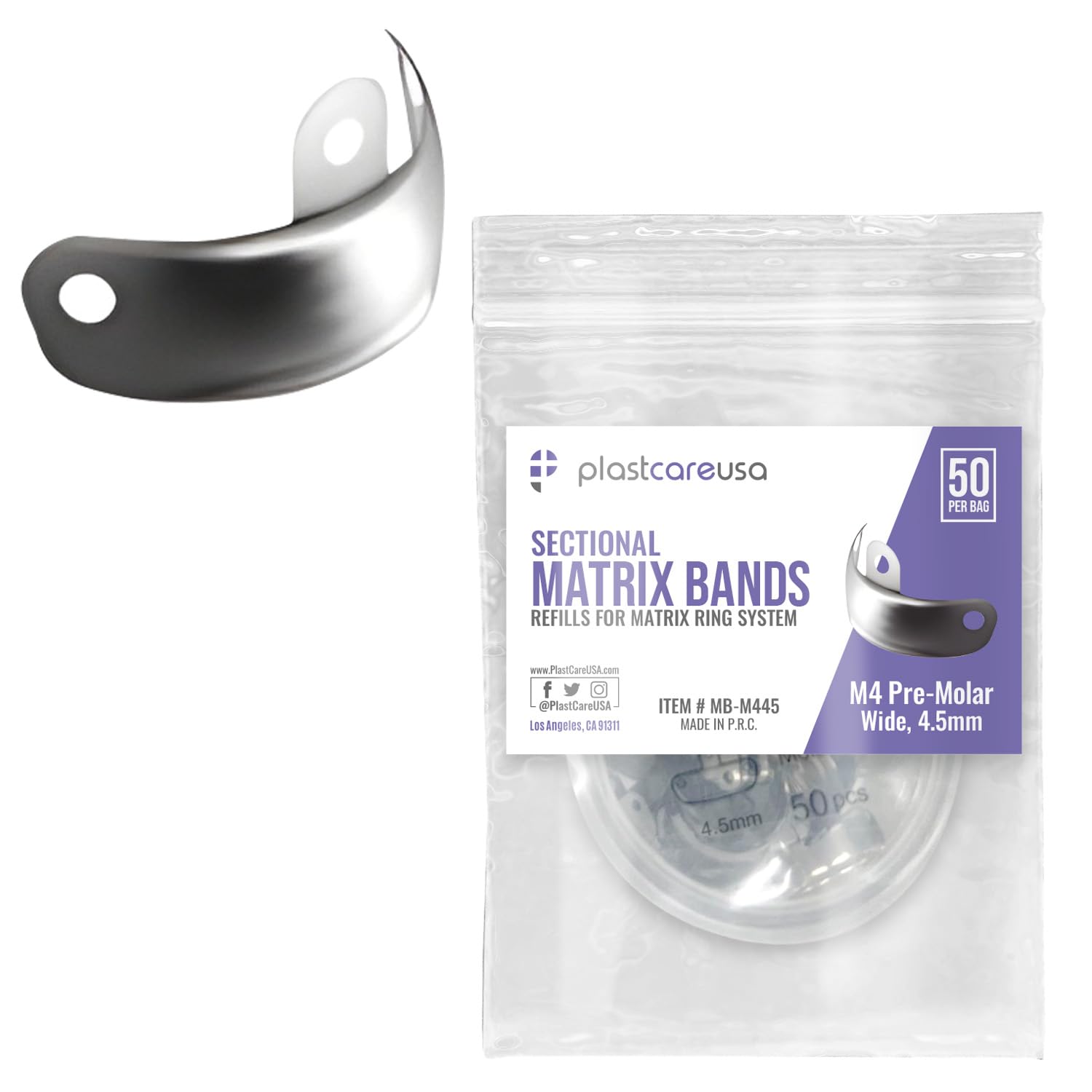 All In One Sectional Matrix System Bands Ring Holder Matrice Retainer Wedges Clip Tines A/B Dental (1 of each)