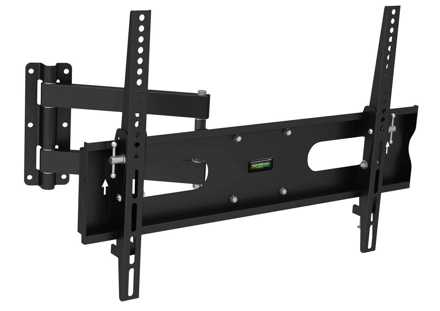 SH 10P Swivel TV Wall Mount with E53 Arm for 14"-26" Screens, VESA 100x100, Wall Profile 100mm, Max Load 10kg – Black