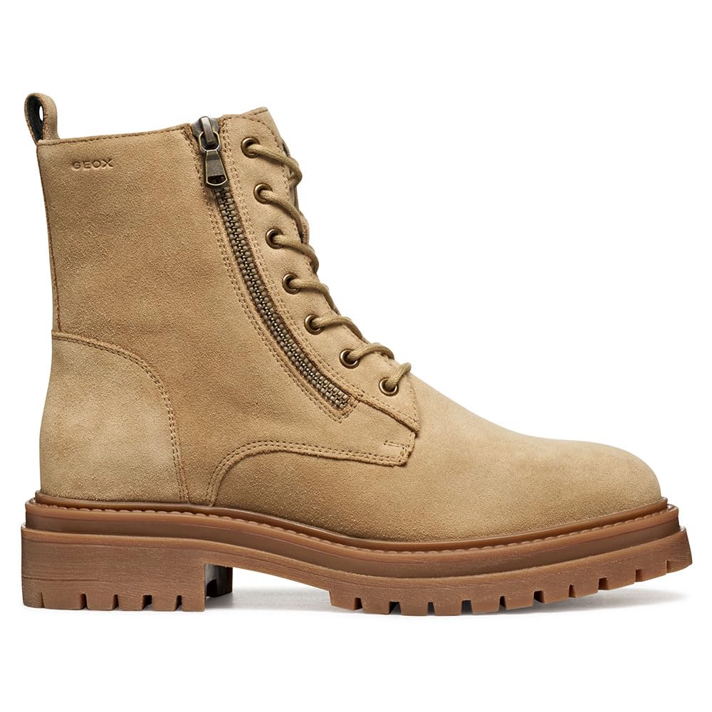 Geox Women's D IRIDEA Ankle Boots, DK Sand, 40 EU, Dk Sand, 7 UK