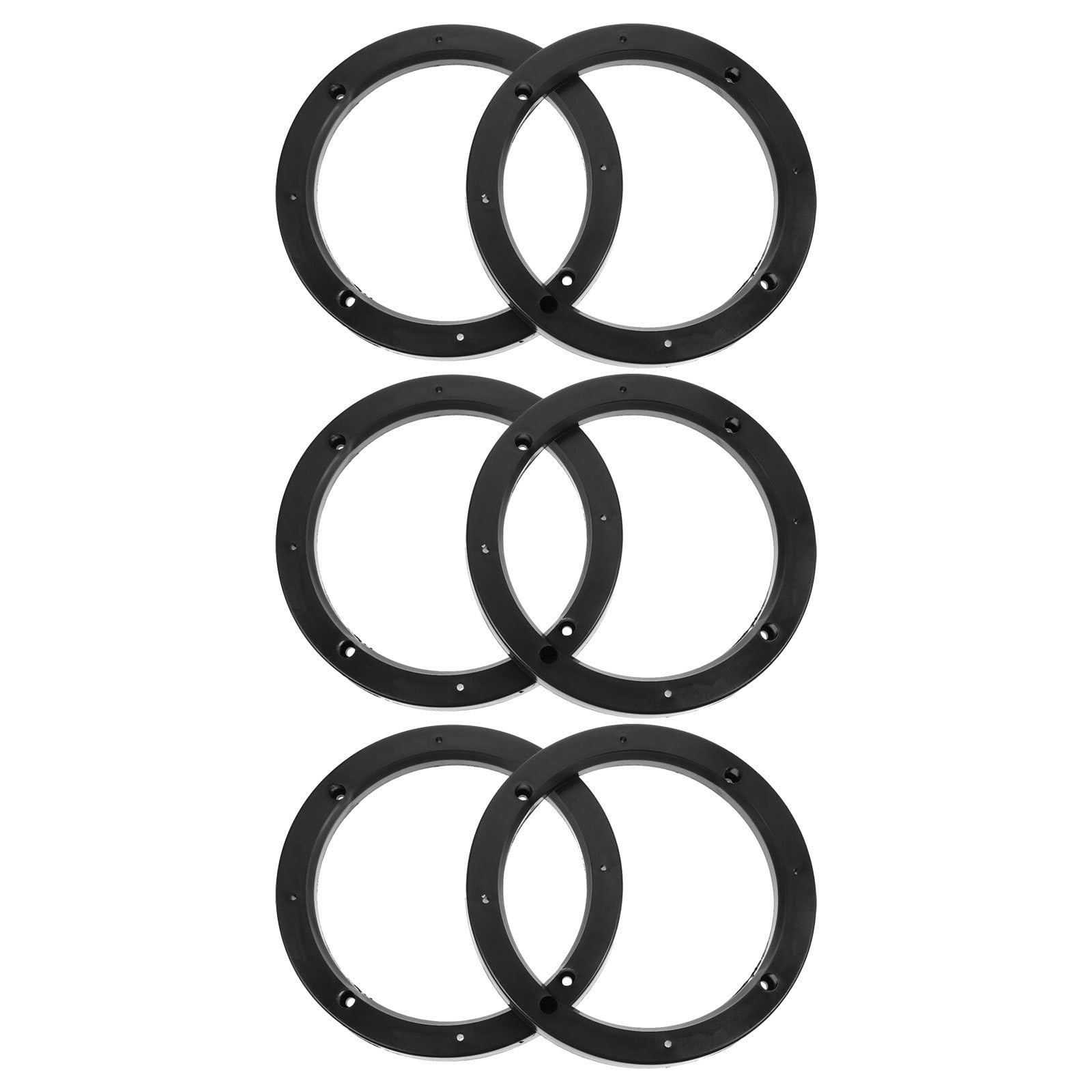 Anillo de hueco para altavoz de coche SHINEOFI, accesorio para altavoces de ABS (6 piezas) 8
