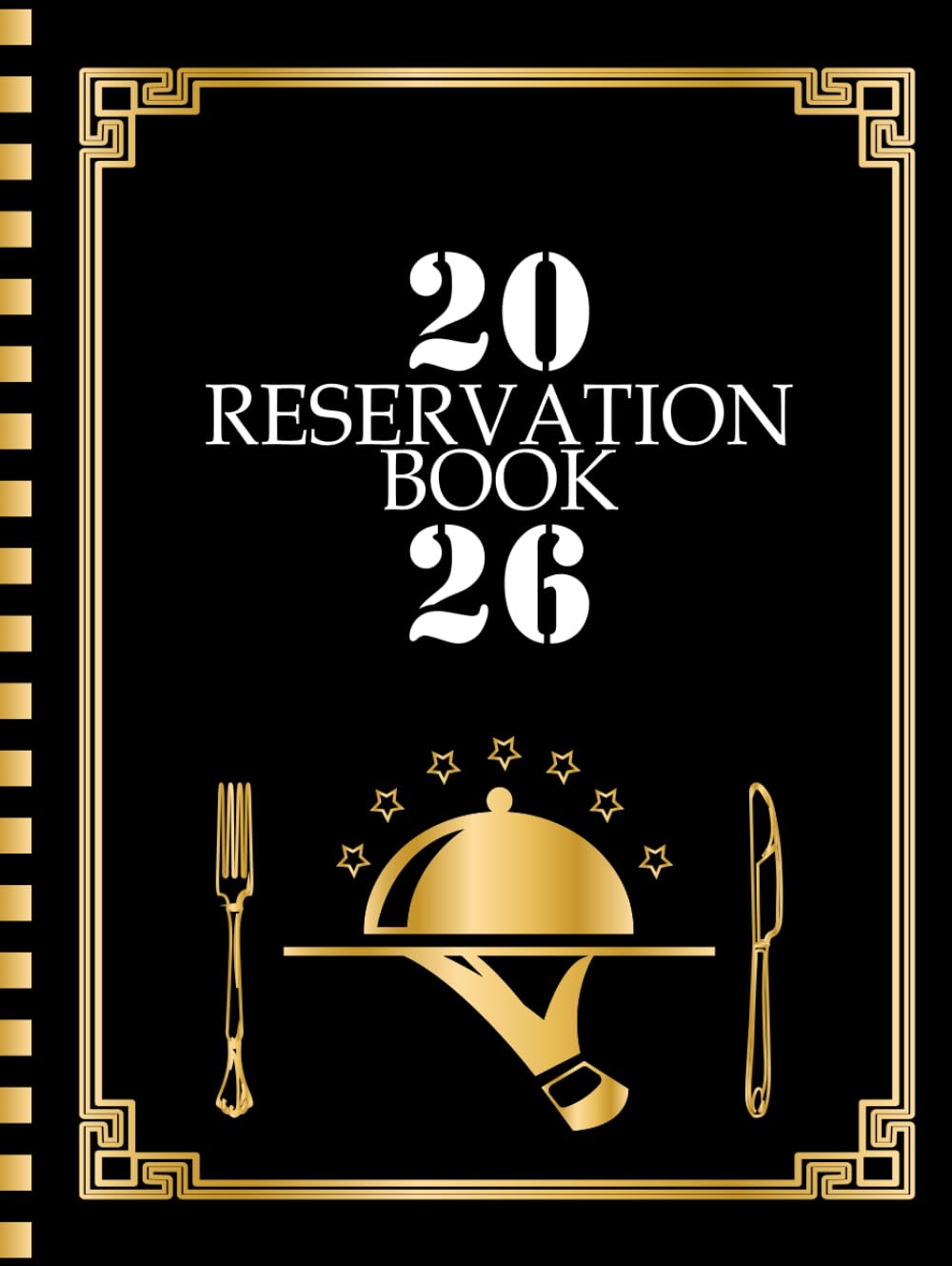 Reservation Book For Restaurant: Reservation Log Book with Full Year 365 Day Dated Sheets For Breakfast, Lunch and Dinner Table Bookings Hardcover – 30 Dec. 2022