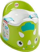 Mattel Fisher-Price Troninho Meu Primeiro Penico do Dinossauro, Penicos para Crianças, Estágio de Desenvolvimento, Verde