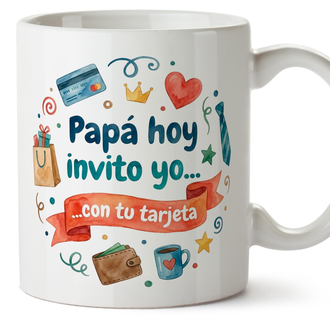 MUGFFINS Taza mamá con frase Para la mejor mamá del mundo en Español | regalo madre | 330 Ml 11 oz | Idea original para regalar | progenitores v3 — view 22