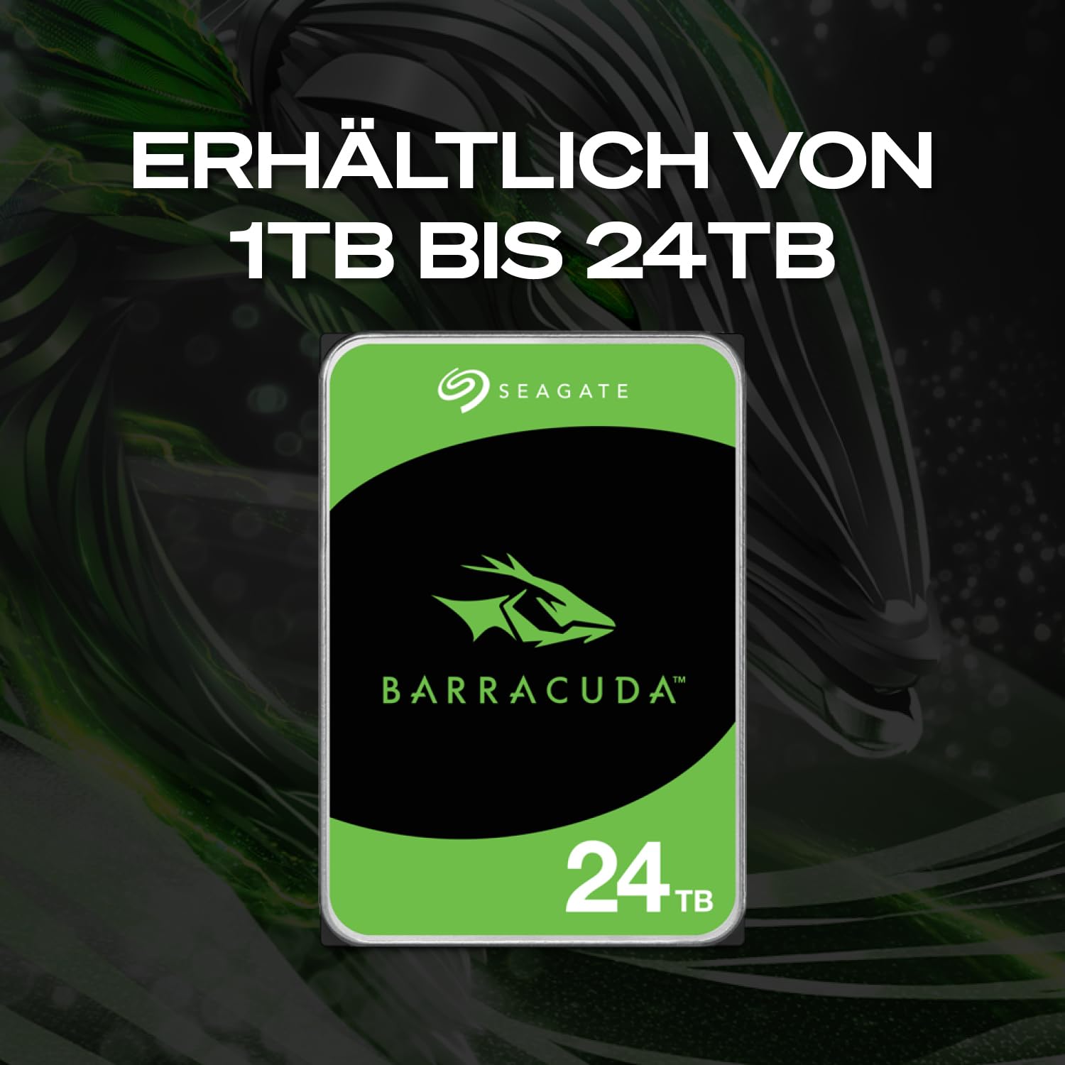 Seagate BarraCuda 2TB Interne Festplatte HDD 3.5 Zoll 7200 U/Min 256 MB Cache SATA 6GB/s ST2000DMZ08