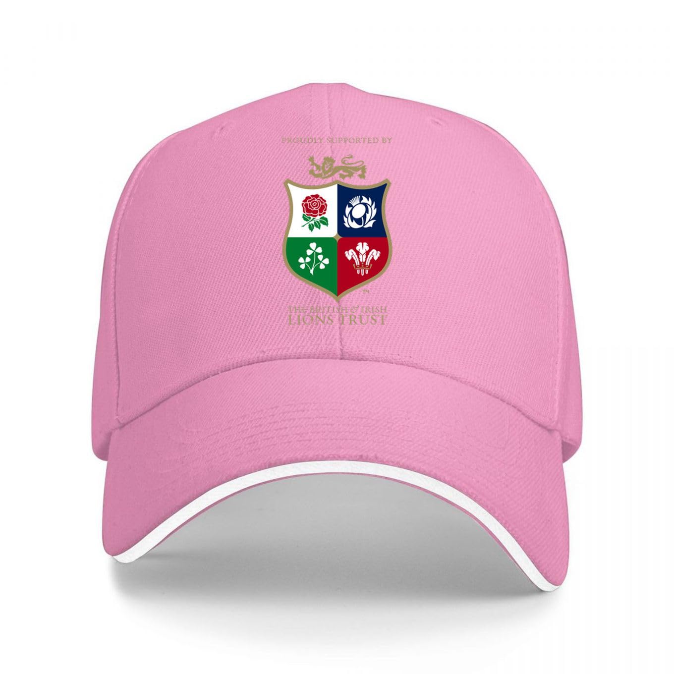 Inwedbw British & Irish Lions Pink Unisex Adjustable Baseball Cap