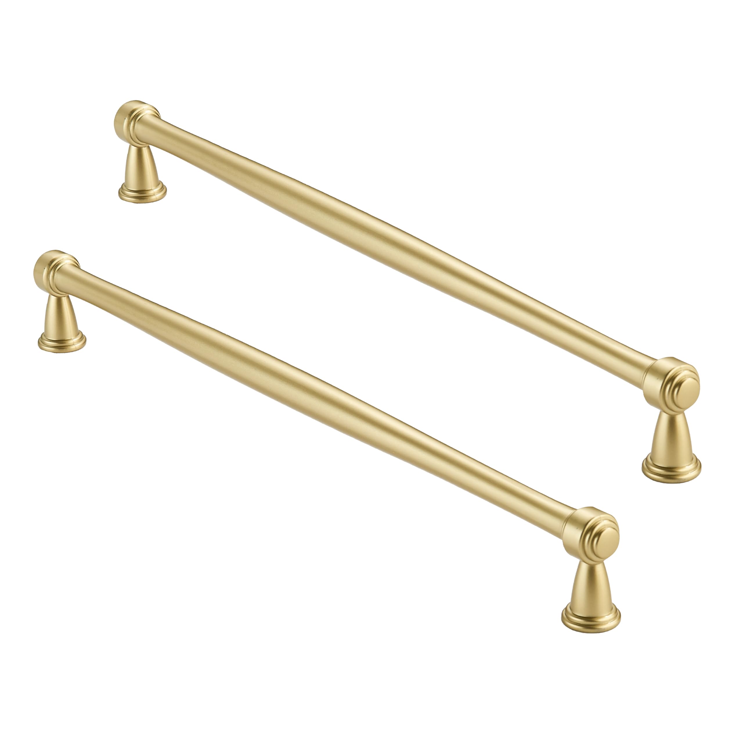ZAUYX Solid Heavy-Duty 5-Pack 12 Inch Hole Center Antique Gold Cabinet Pulls Hardware is Suitable for Kitchens,cabinets,vanities,Bathroom cabinets — image 1