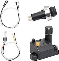Vista 24 de SafBbcue Encendedor de parrilla 80475 para Weber Q120 Q220 Series Parrillas Interruptor electrónico de 2 salidas Kit de botón de encendido