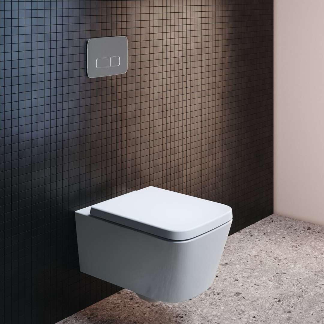 Ideal Standard T392701 Blend Cube Wrapover Toilet Seat, White - Image 4