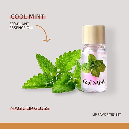 Miniatura 3 de LAMUSELAND 3 piezas de aceite de labios lindo, brillo labial transparente hidratante para el cuidado de los labios para prevenir y calmar los labios