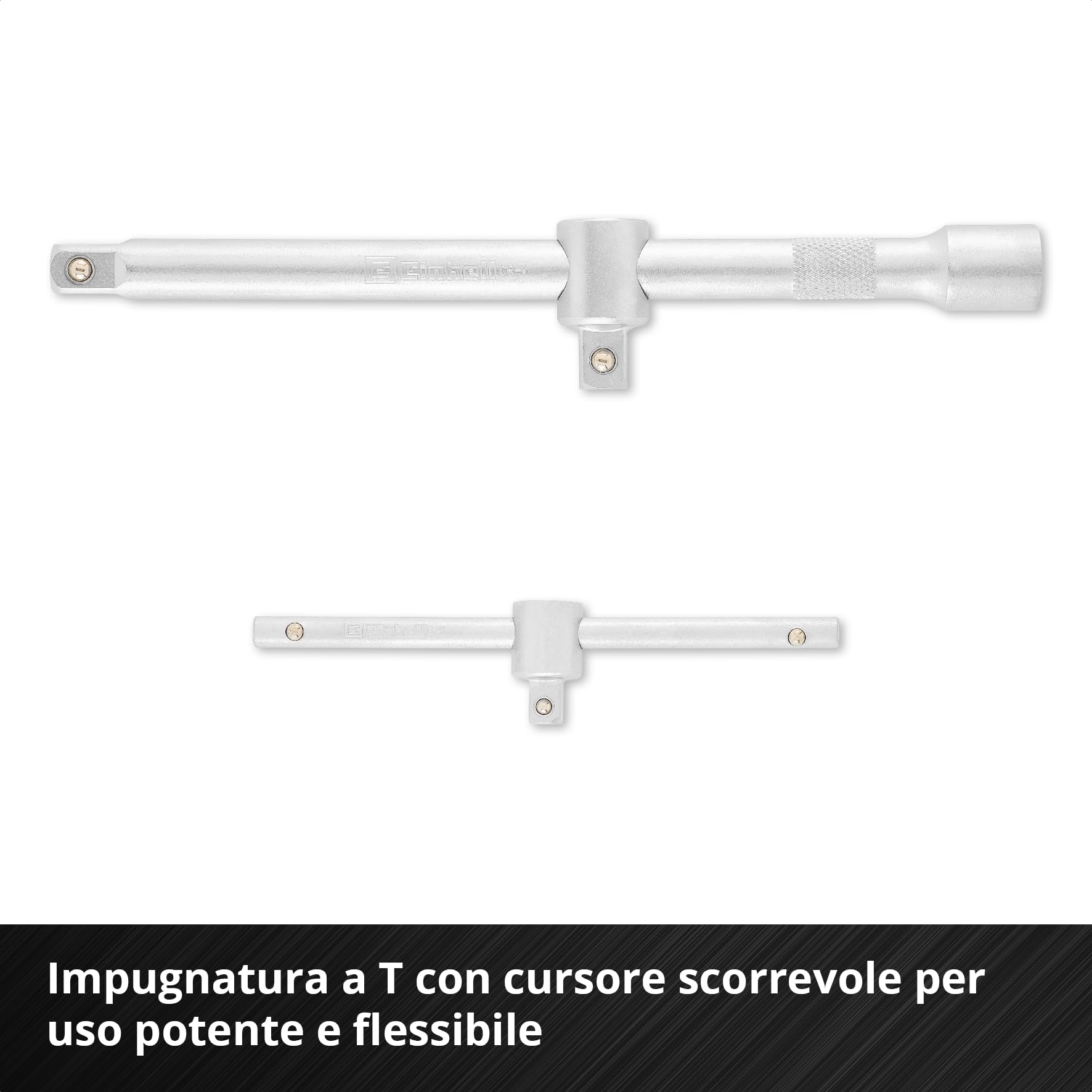 Einhell E-Case inserto portautensili 60 pezzi set di bussole e cricchetto | Cricchetti | bussole per candele | bussole | prolunghe per bussole | giunti cardanici | sistema E-Case