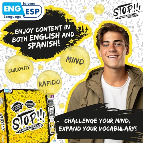 Stop Word Category Juego de Mesa Familiar Ages 8+ miniatura 4