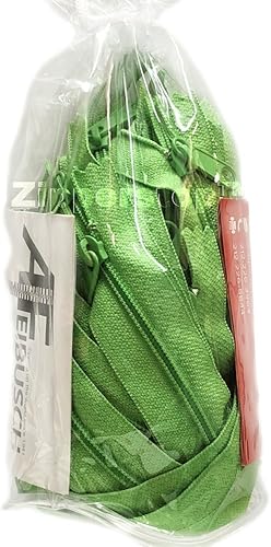 Miniatura 2 de Zipperstop - 15 unidades de 18 pulgadas YKK FASHION TREND COLOR #4.5 cremalleras largas para bolso, fabricadas en Estados Unidos, con cordón blanco