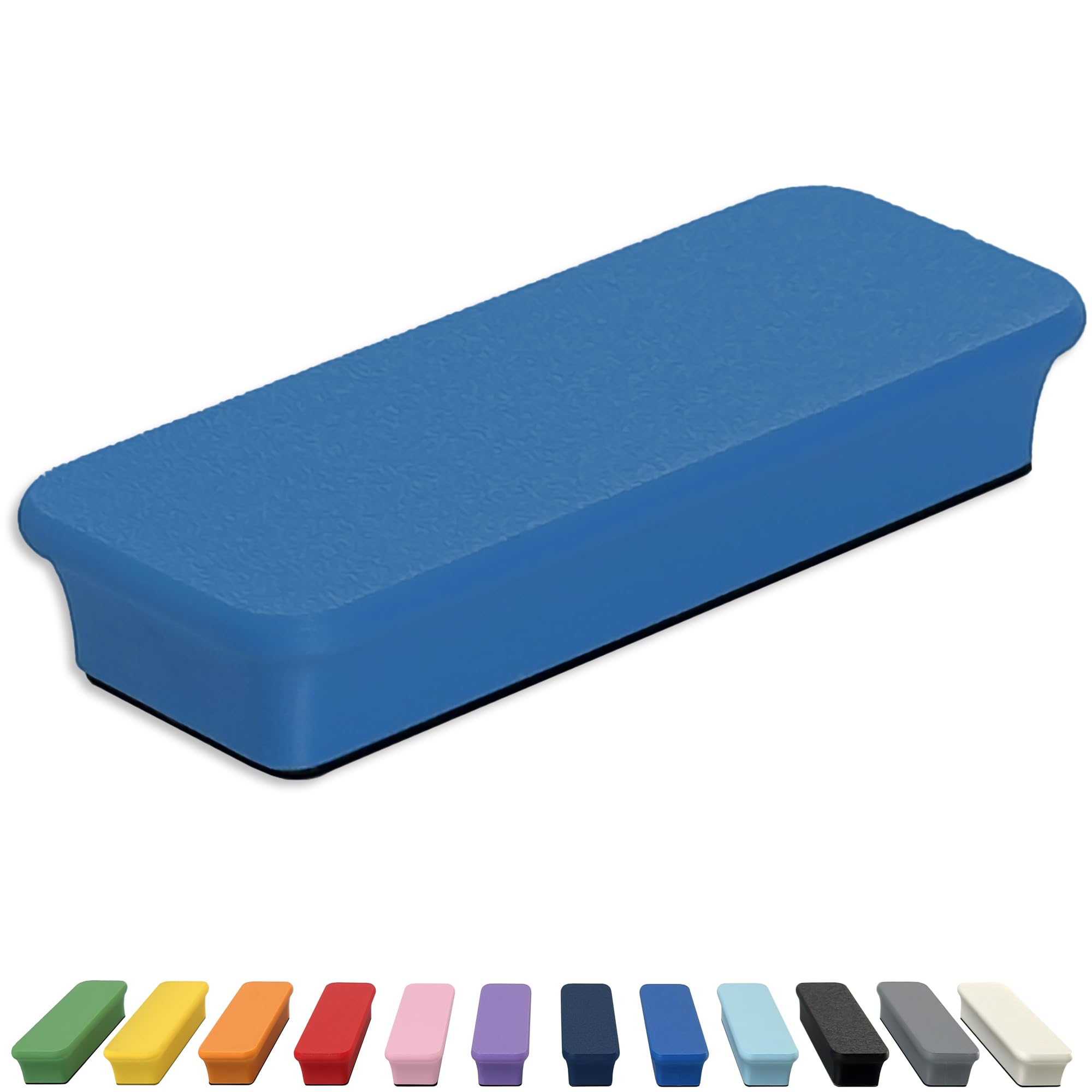 Glassboard Studio Mega Magnets - Neodymium - Heavy Duty, Colorful, Ergonomic, Ideal for Crafting, Quilting, and as Magnetic Knife Holders (1, Cobalt Blue Bar) โ image 1