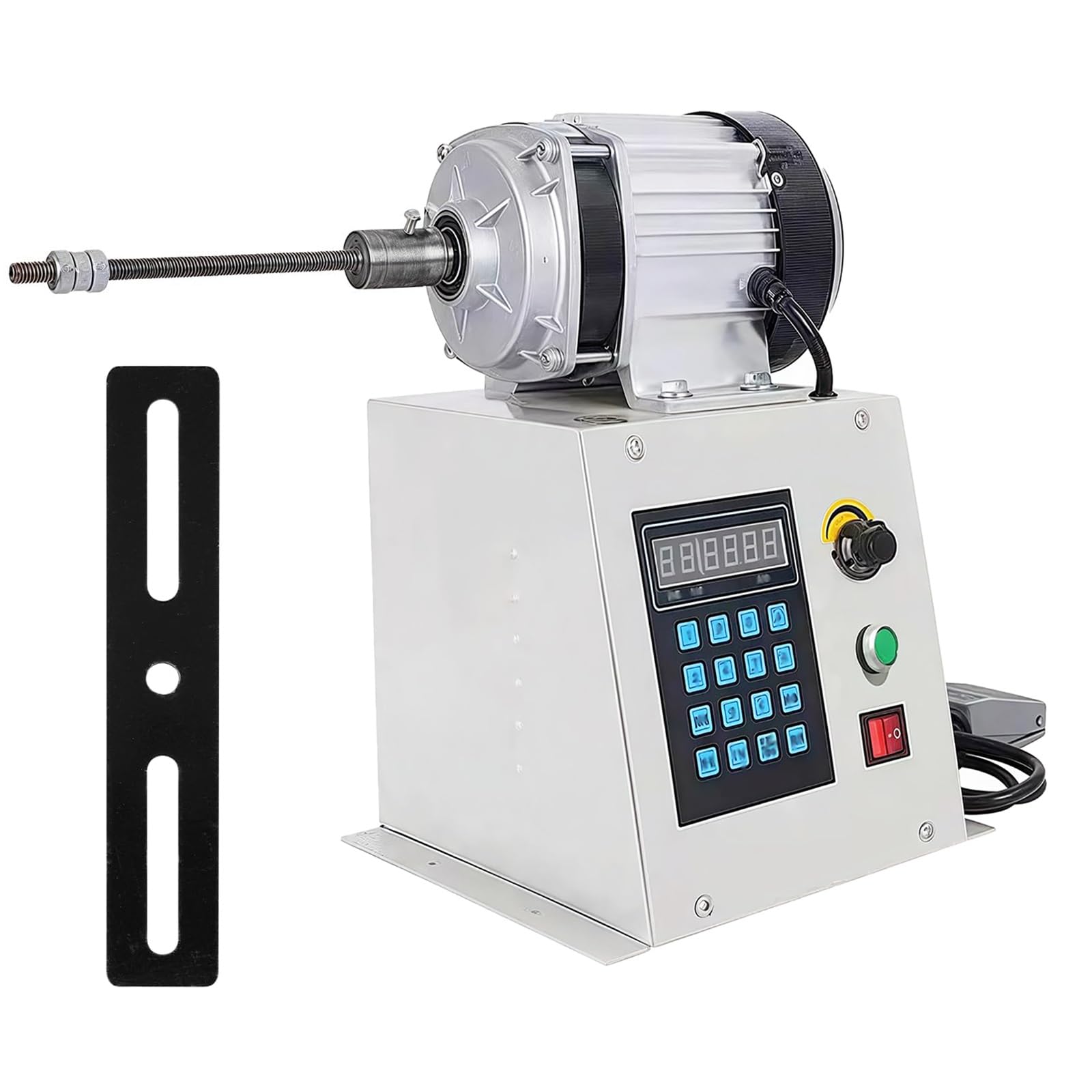 XNXYSMKJ Winding Machine for Coils,Adjustable Speed,Digitally Controlled w/Automatic Stop and Reverse Function,for Motor and Guitar Pickup Applications (800W)