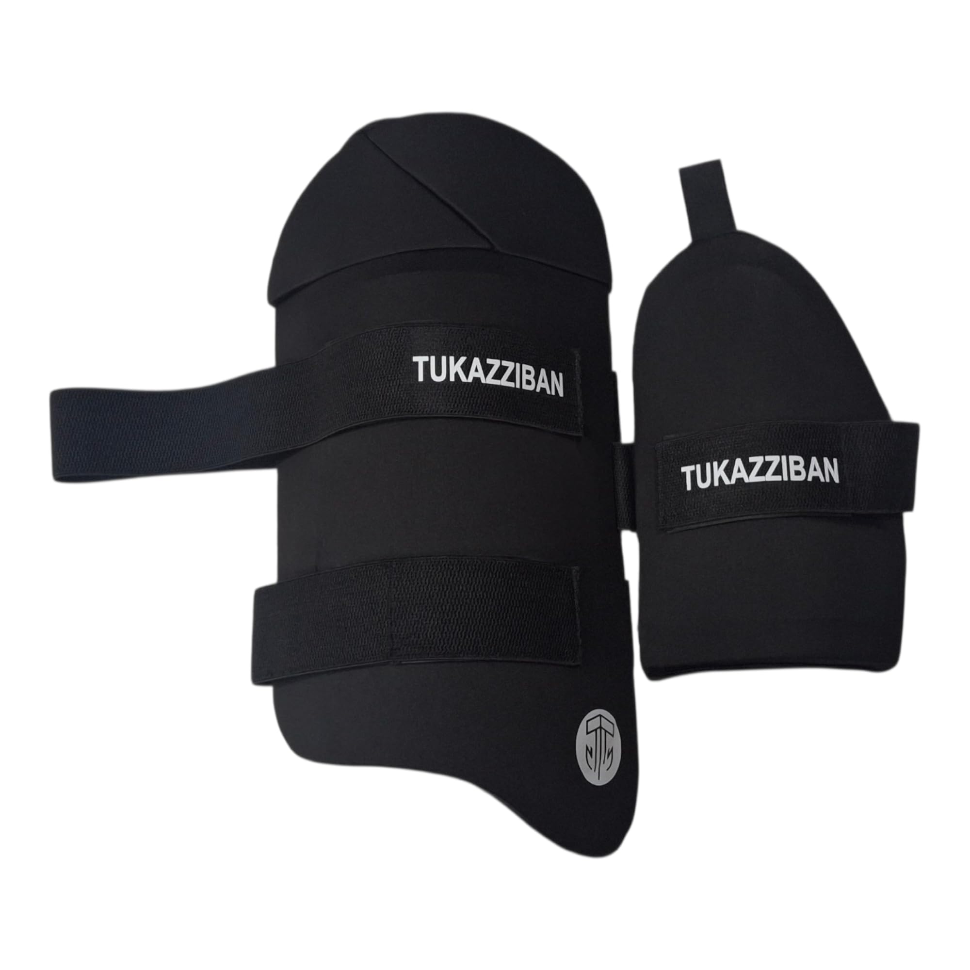 AR1 Cricket Thigh Pad Combo for Right Hand Batsman Black Mens Size Lightweight Inner Outer Guard-image-28