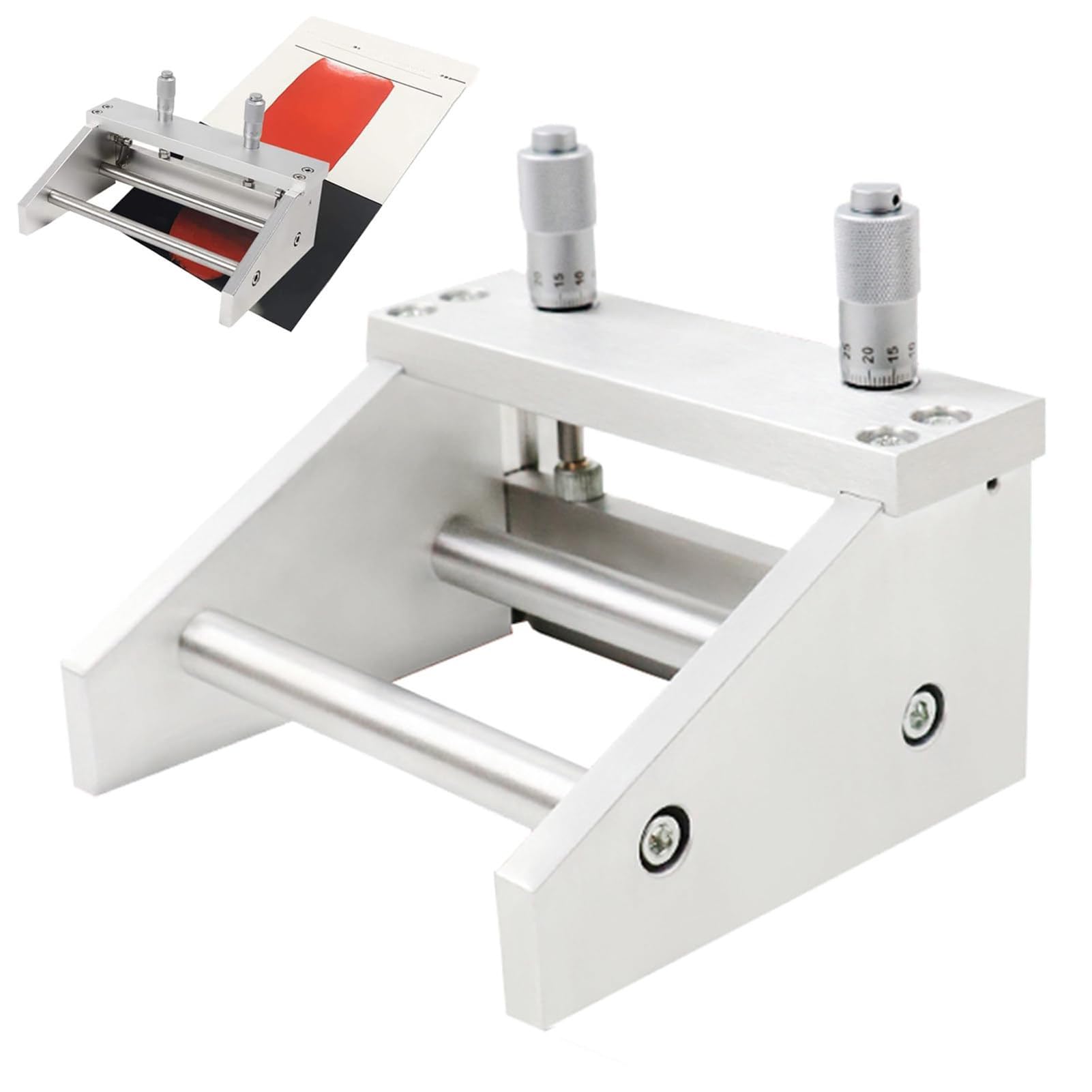 Aplicador de película ajustable, medidor de grosor de película húmeda de alta precisión 0-3500 um, anchos versátiles para evaluación y control de revestimiento, ideal para laboratorios y talleres