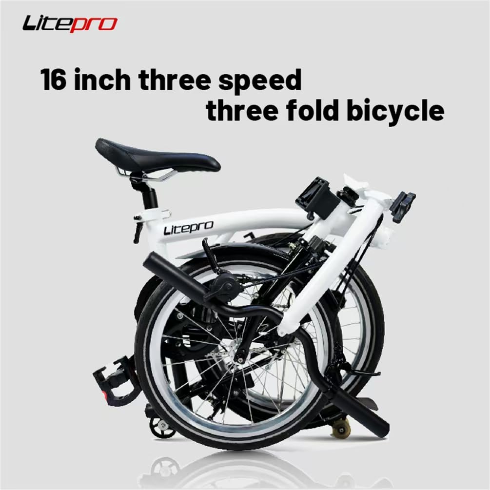 Liteproカスタマイズ　折りたたみ自転車 Amazon | Litepro 20インチ外9速 折りたたみ自転車横ハンドル/M