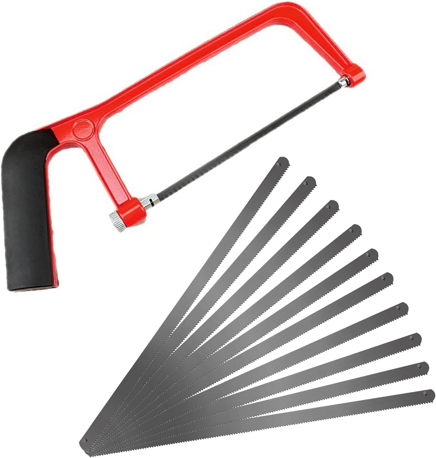 TOUGH MASTER Junior Hacksaw 150mm Durable Handheld Mini Hacksaw 6" with