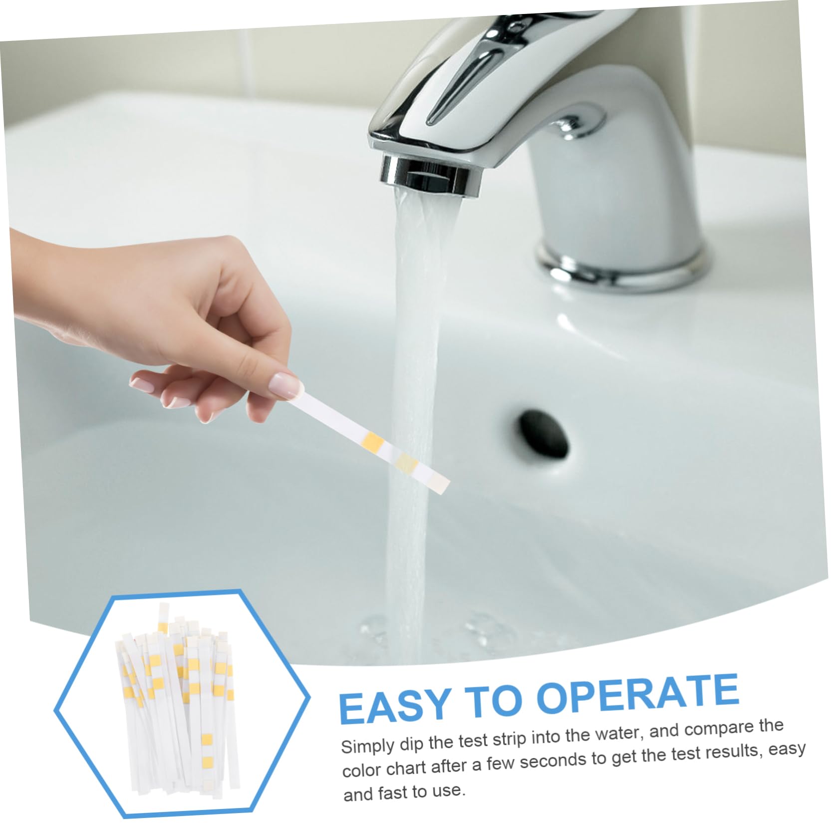 100 Pezzi Strisce Test 9-in-1 Per Acqua Potabile, Analisi - Foto 11