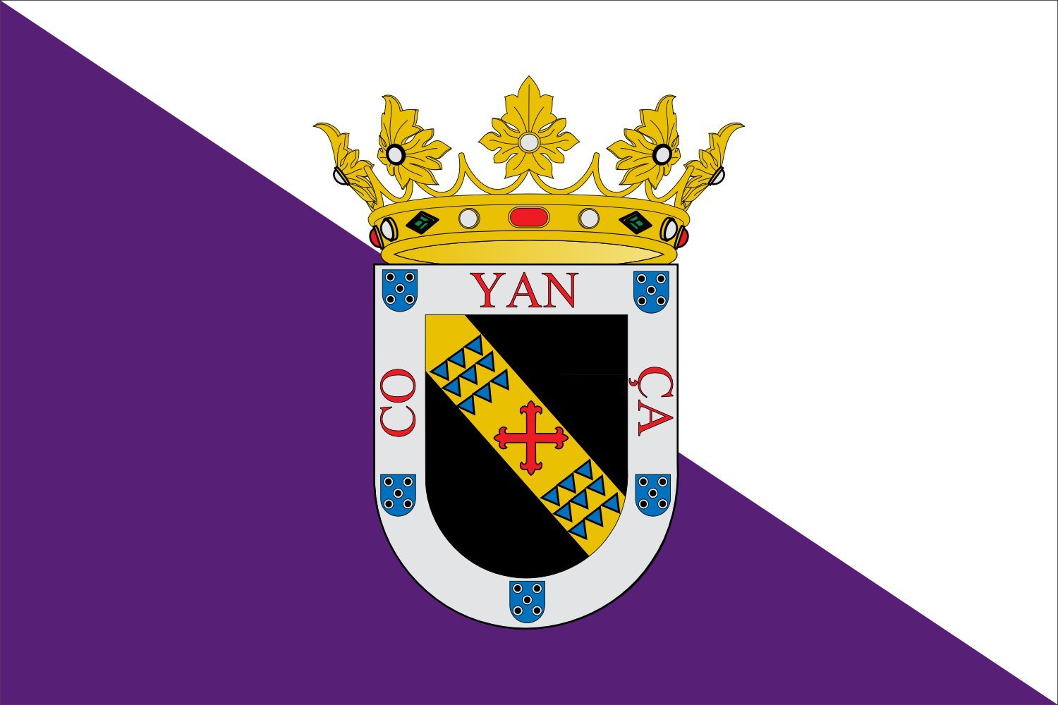 Drapeau Valencia de Don Juan 1.35m² anti-déchirure qui résiste au vent fort