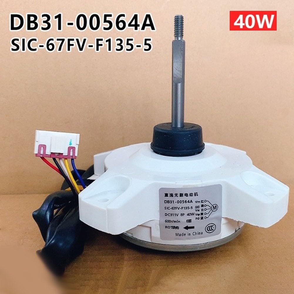 Bürstenloser DC-Klimaanlagen-Lüftermotor, DC310 V, 24 W, geräuscharm, effizienter Kühlmotor mit 8 mm Schaft und 96 mm Kabel, für AC-Reparatursysteme
