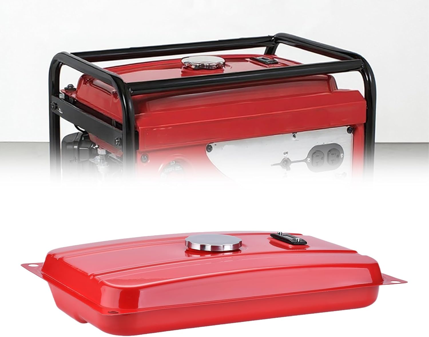 EC2500 Gas Fuel Tank Compatible with Honda Generator, Fit for Predator 3200 4000 4375 Generators, Fit for Champion/Duromax/ETQ/etc More Generators, Replace H009-A001-5G (Red, 5Gals Tanks)