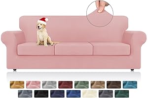 KEKUOU Pink Couch Cover Set: Refresh Your Sofa with a Touch of Blush