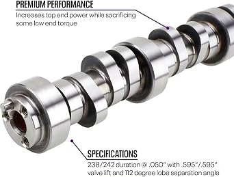 Sloppy Mechanics Stage 3 High Performance Camshaft 595/595 | Compatible with Chevrolet LS 4.8 5.3 5.7 6.0 6.2 LS1 LS2 LS7 LQ4 LQ9 | Aggressive Profile | Lopey Idle | Tons of Power