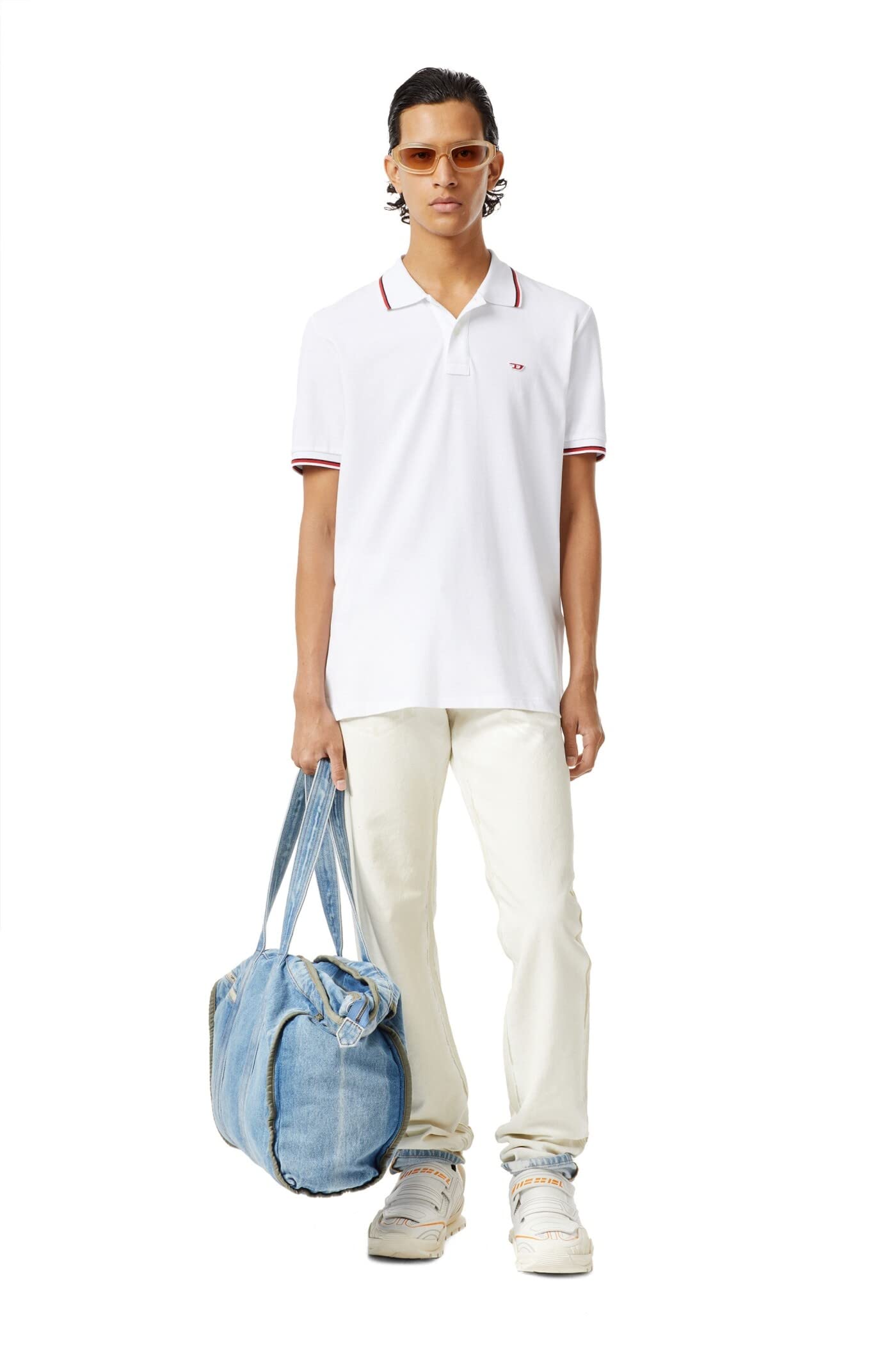 Diesel T-Smith-doval-pj Polo Shirt T-Shirt Uomo (Pacco da 1)