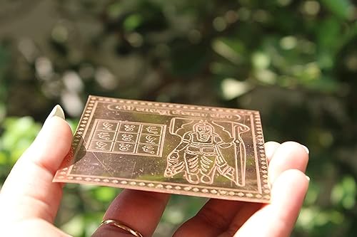 Vista 56 de Jet New Blessed & Energized Potente PITRA DOSHA NIVARAN Yantra Yantra Aproximadamente 3 pulgadas Cobre Yantra Pooja Casa Oficina Altar Salud