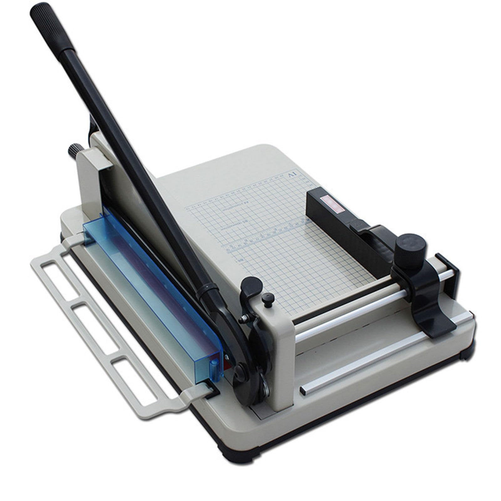 Taglierina di Carta Resistente, Taglierina di Carta Commerciale Industriale con Lame da 315/440 mm, Taglio Carta Max: 400 Fogli (Spessore 40 mm), per Taglio di Carta, Pelle A4