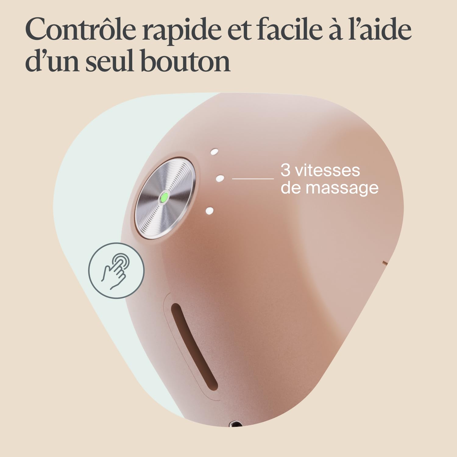 Theragun Mini by Therabody (3ème génération) – Pistolet de massage ultra portable et essentiel de voyage pour soulager rapidement et efficacement la douleur et la tension n'importe où, rose du désert