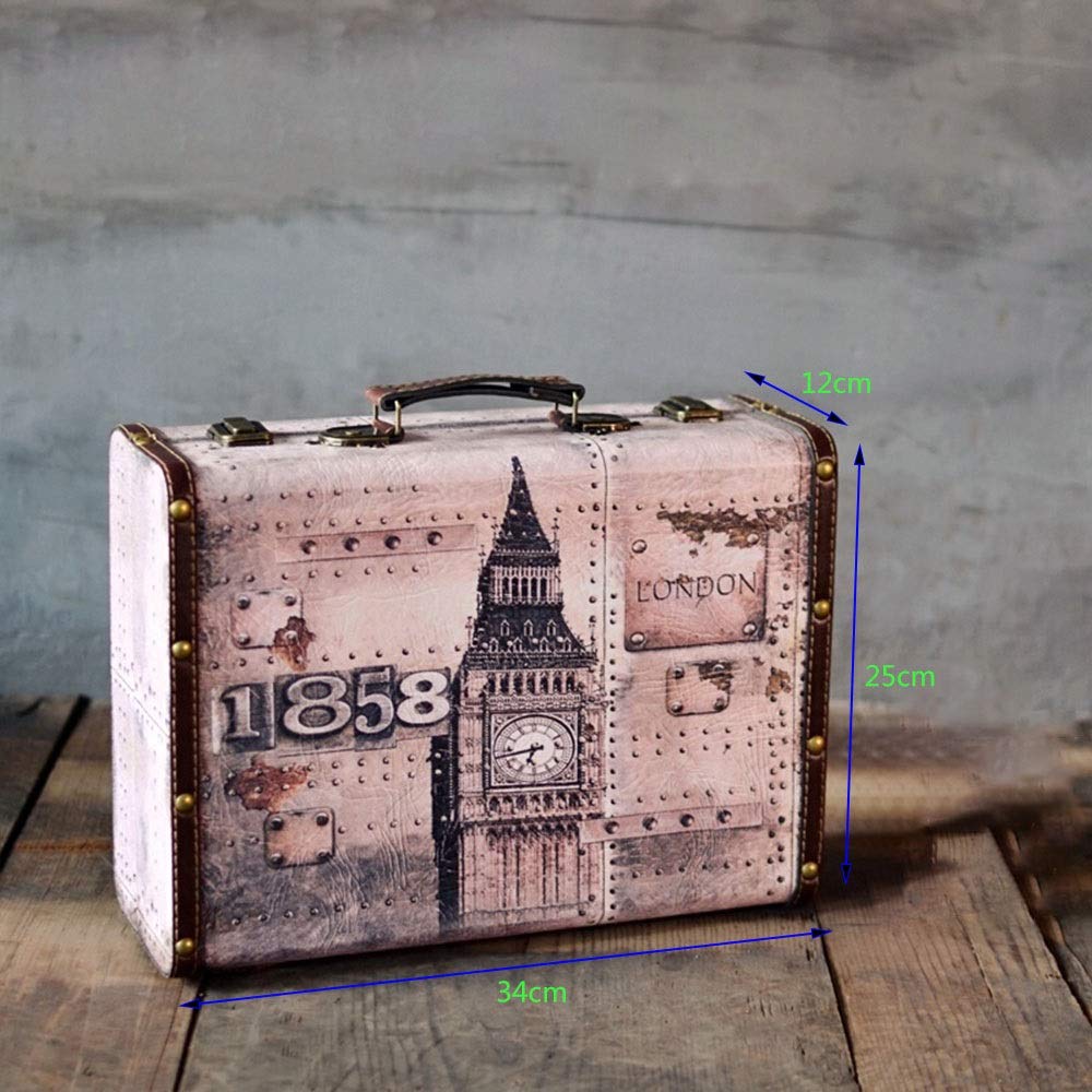 Amazon.co.jp: ヴィンテージスーツケース レトロな旅行スーツ