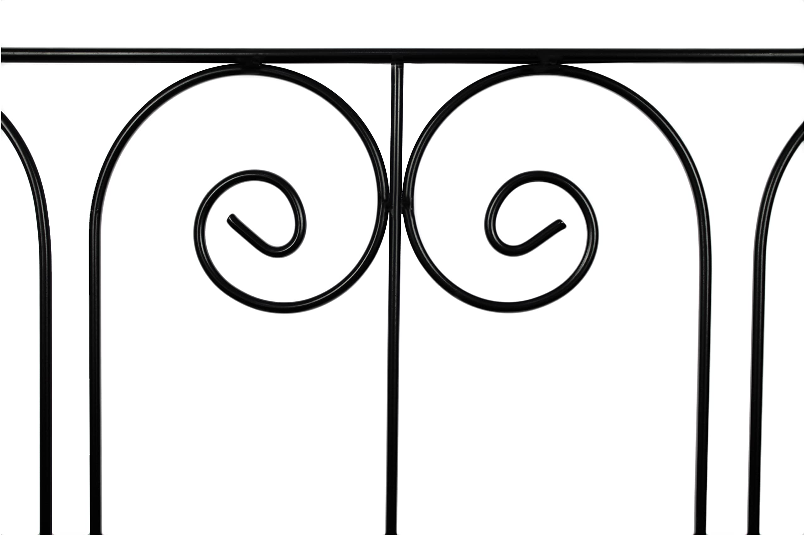 El Herrero Cabecero de Forja Maria | Cabezal para Cama de Matrimonio e Individual | Producto Artesanal, Hecho en España (para Cama de 90 (97cm), Black)