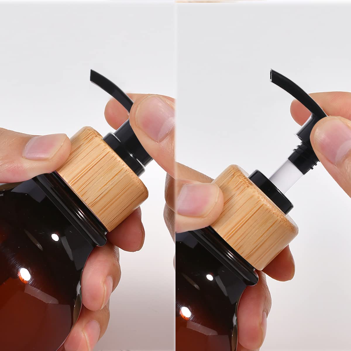 Amazon｜Generic シャンプーボトル ディスペンサー 3種類 400ml