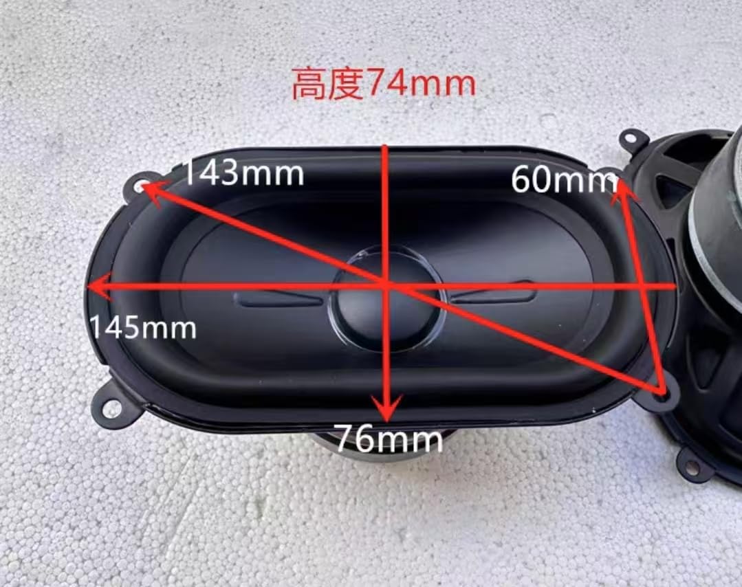 Naim oval track-shaped subwoofer long-stroke subwoofer driver unit 4 ohms 100W ?1PC?