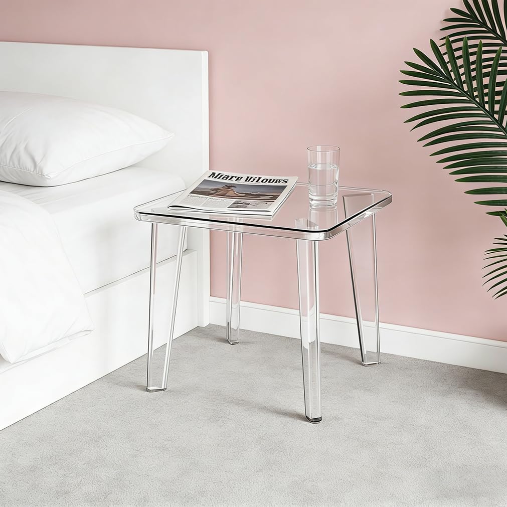 Marchepied en acrylique, petit repose-pieds, antidérapant, charge maximale : 150 kg, pour adultes, repose-pieds pour salle de bain, chambre à coucher et garde-robe