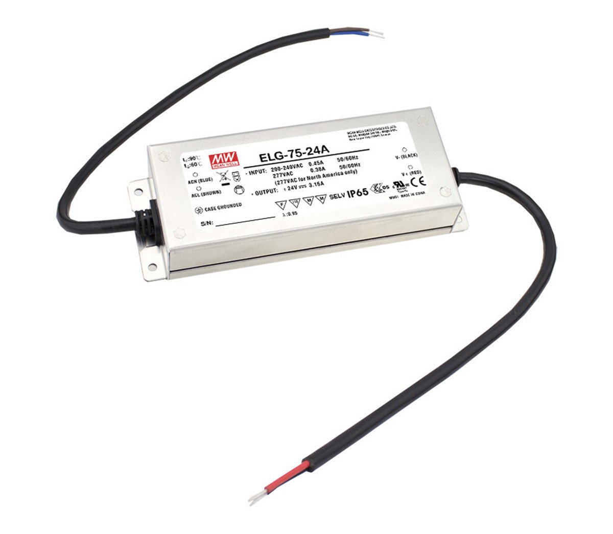 MEAN WELL ELG-240-C2100B 120V 2100mA 242W Constant LED Driver