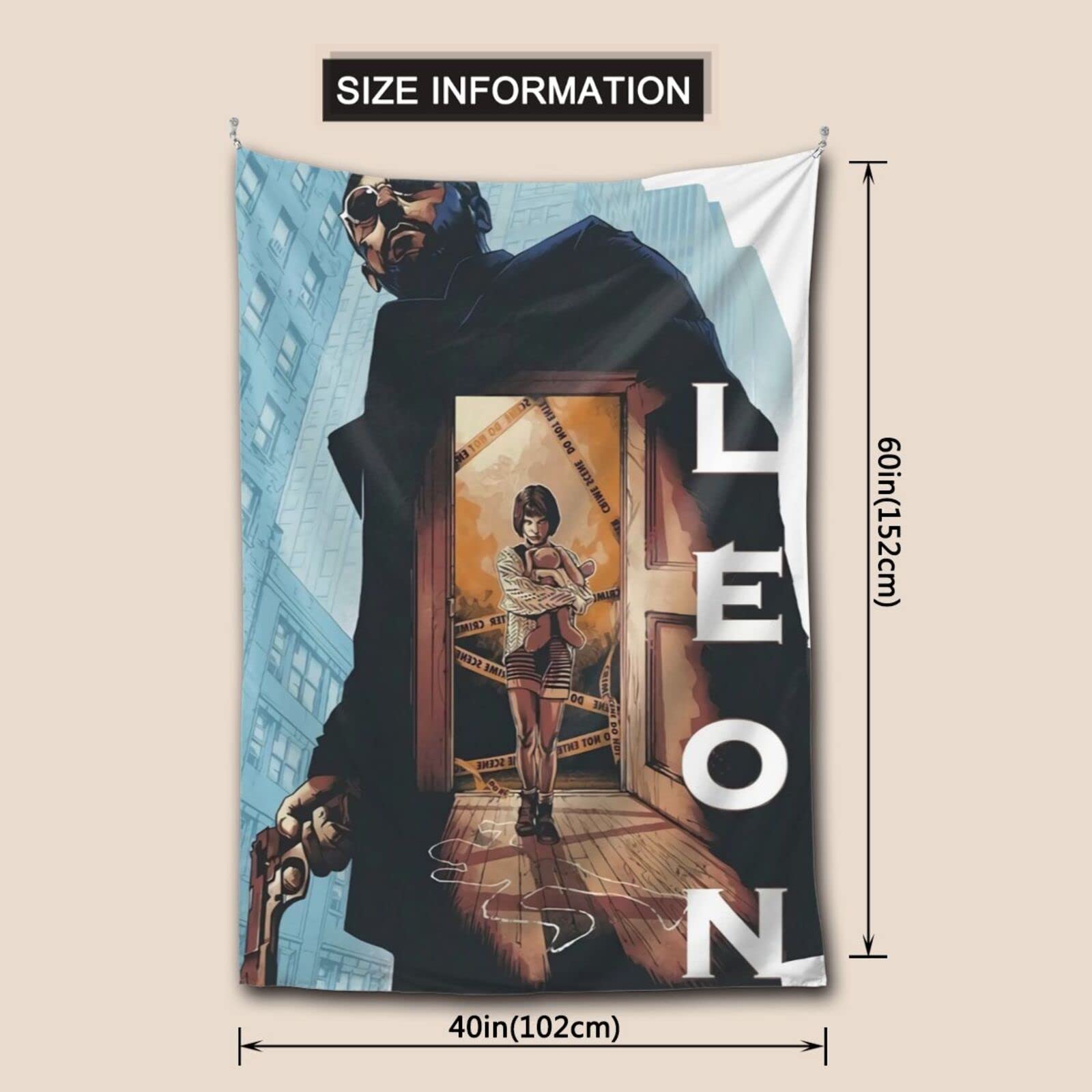 Amazon.co.jp: 壁掛け布 レオン Leon マチルダ 映画 タペストリー 壁画