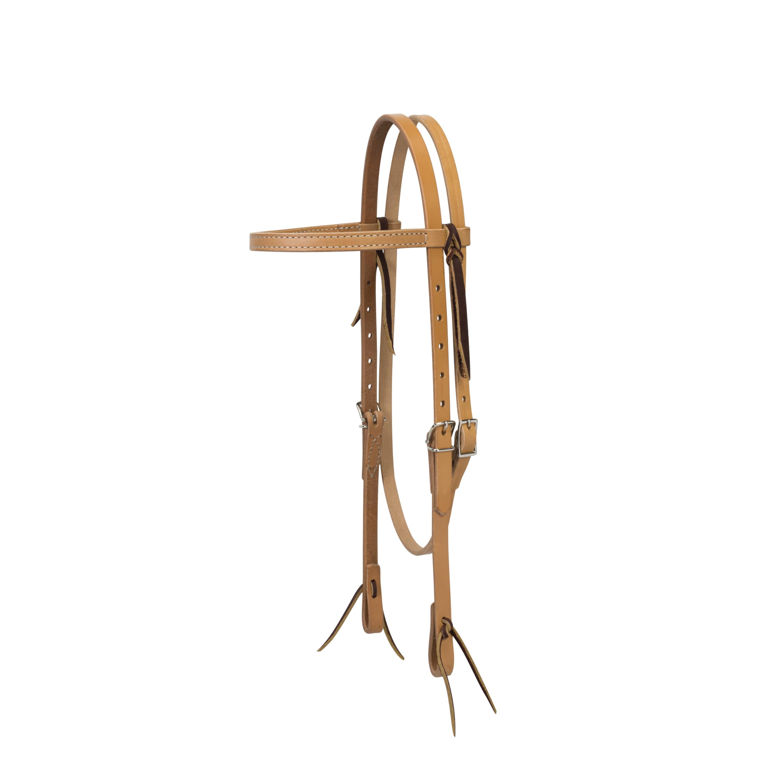 Turquesa Cruz 45 – 0151 – Piel frontalera para Caballo tamaño Headstall, Caballo, Aceite Ligero