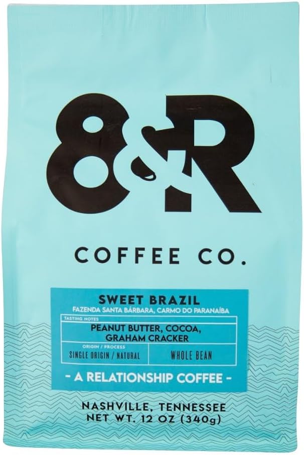 Sweet Brazil - Roasted by 8th & Roast Coffee Co. - Freshly Ground Coffee - 2 Pound Bag