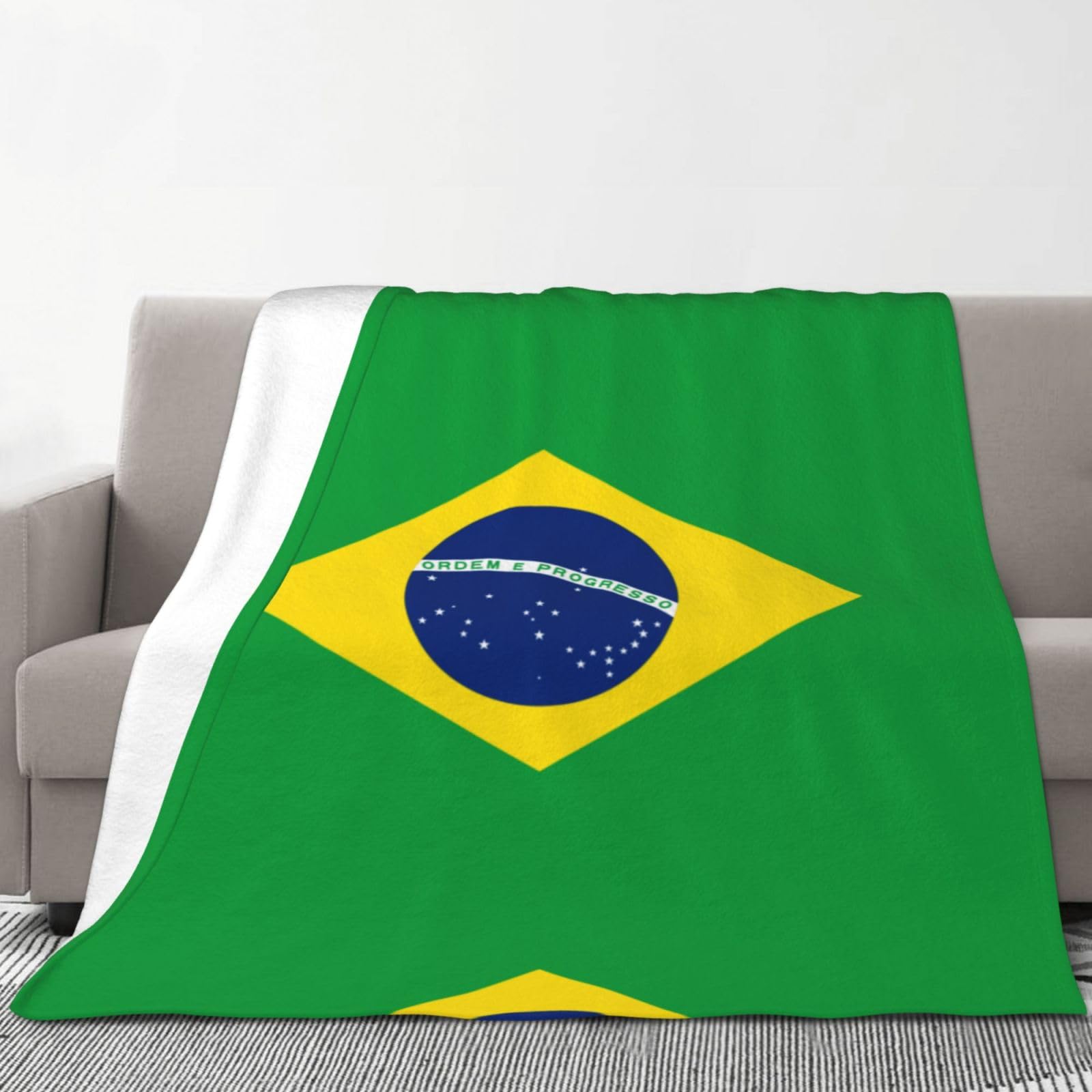 Couverture drapeau brésilien adieu les plaids lourds optez pour la flanelle