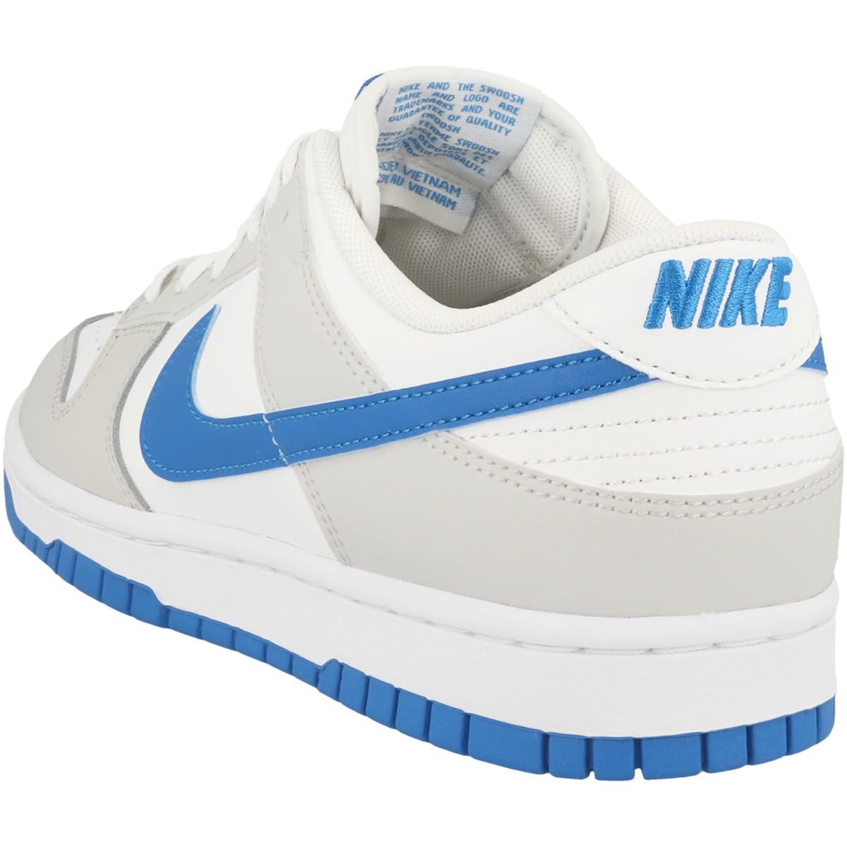 NIKE Dunk Low Retro, Zapatillas de Deporte Hombre, Summit White Photo Blue Platinum Tint, 45 EU