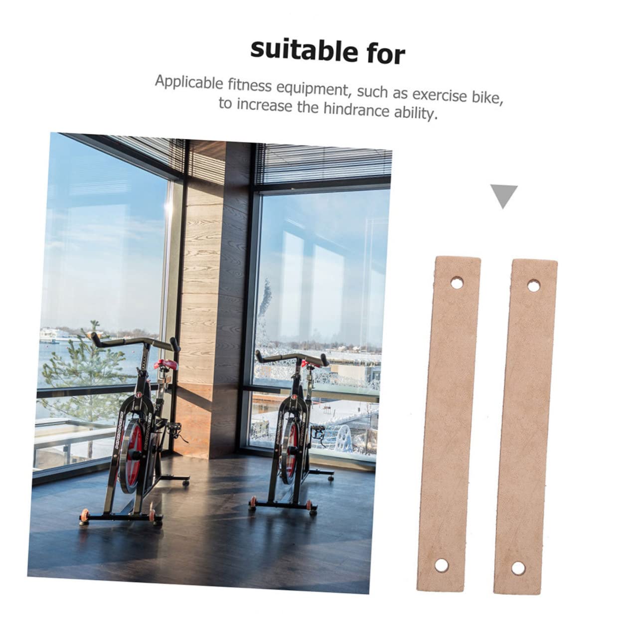 Alipis Pastiglie per Freni Bici Fitness Blocco per Bici da Spinning Facile Installazione Resistente E Silenzioso