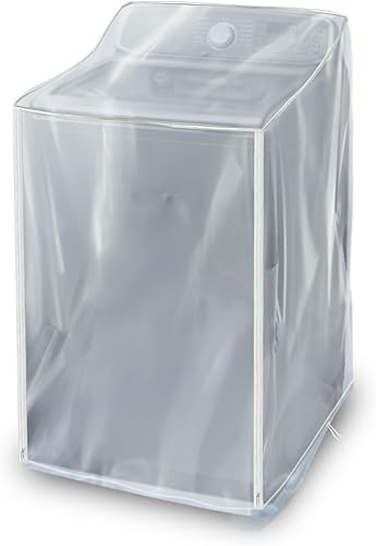 Miniatura 8 de Fundas para lavadora y secadora – Funda de lavadora para carga superior y carga frontal – Impermeable y a prueba de polvo con cremallera suave