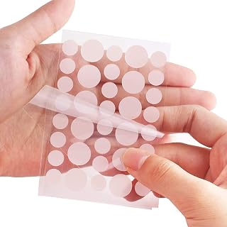 Capa absorvente de acne, acne, adesivos de acne, espinha, capa protetora para manchas, cuidados com a pele, adesivos faciais, ação rápida, vegano e livre de crueldade. (36 peças, 2 peças)