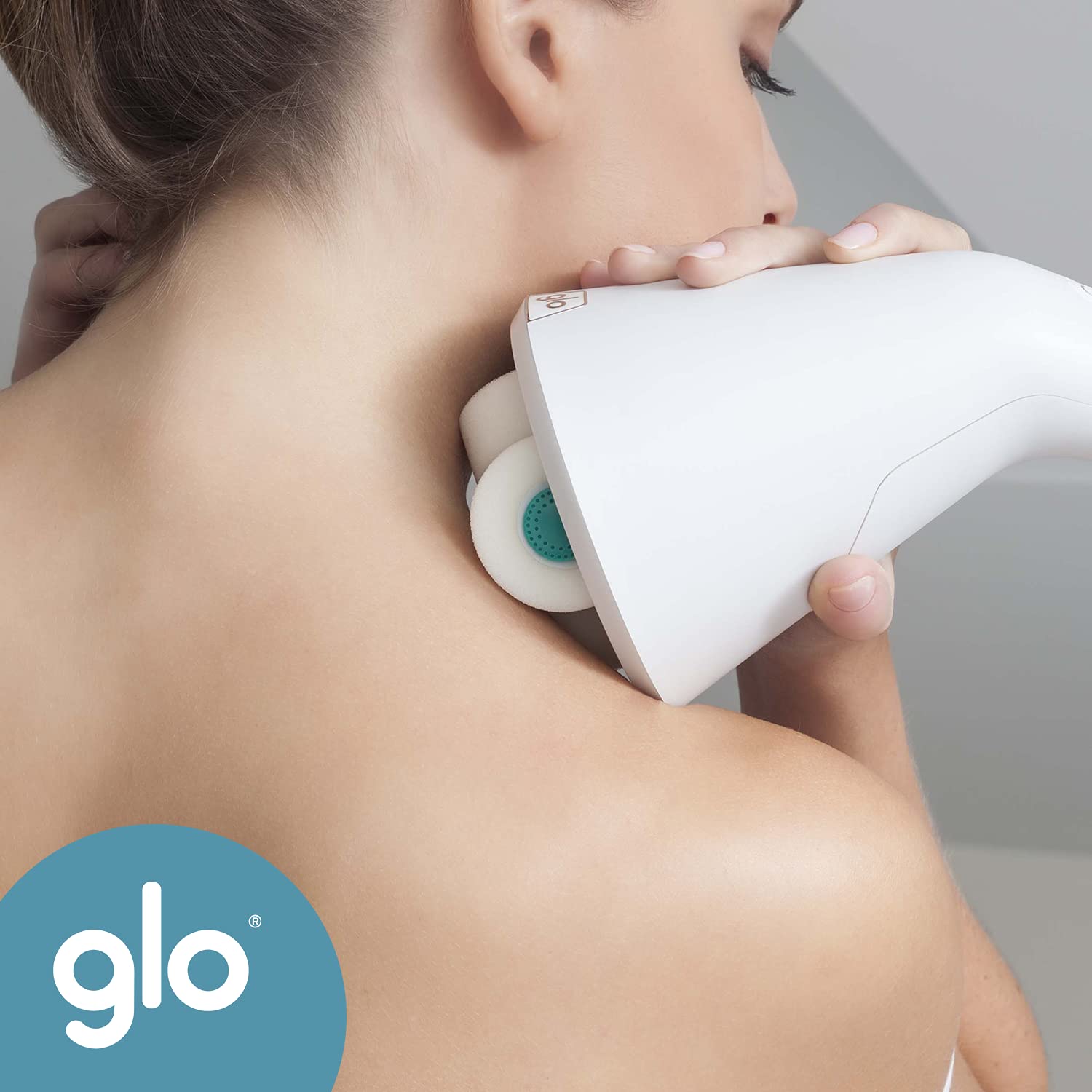 Glo Cabezal Soft-Massage para el Masajeador Glo910+ | Cabezal Suave de Esponja | Esponja Exfoliante para Masaje Corporal | Masaje Suave para Zonas Delicadas y Piel Sensible